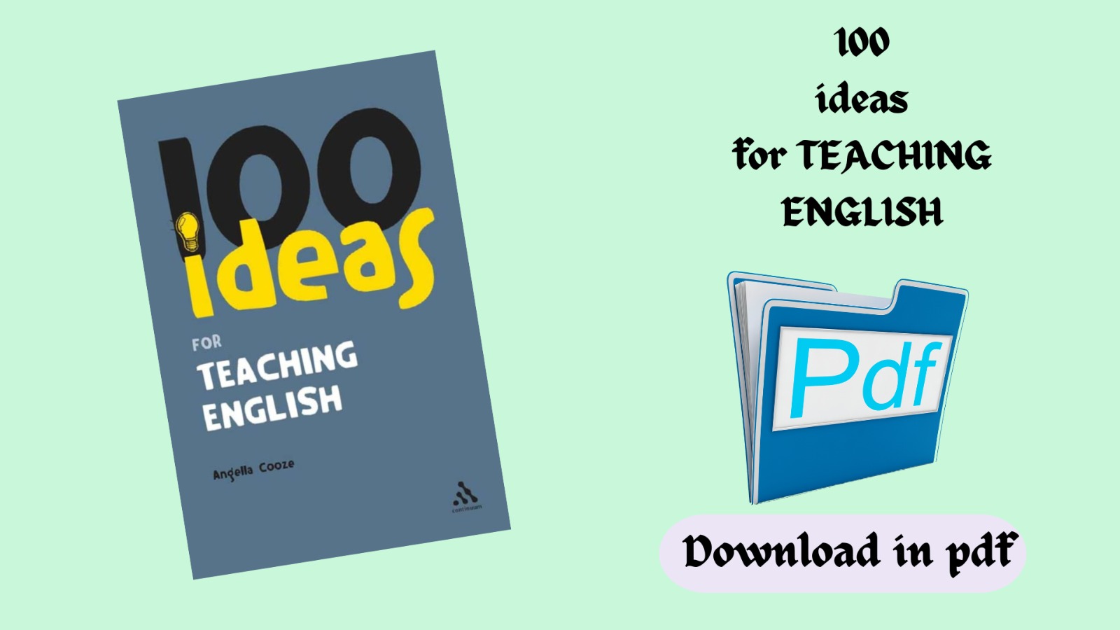 100 Ideas For Teaching English Book - Sahil Education library