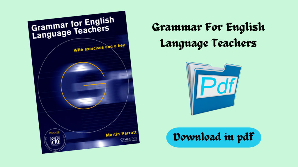 Grammar For English Language Teachers - Sahil Education library