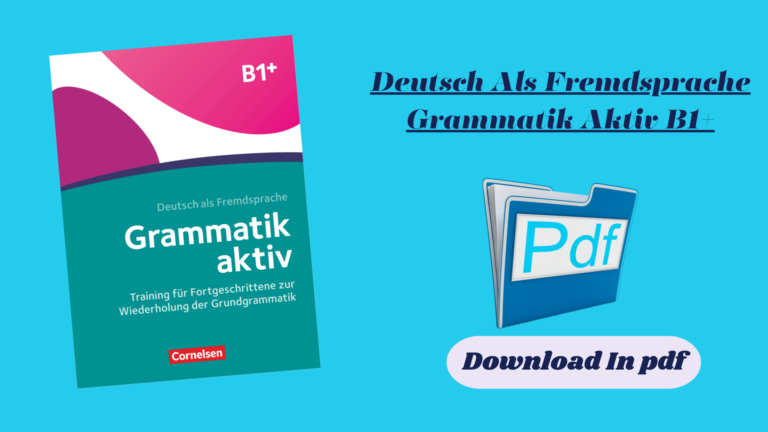 Deutsch Als Fremdsprache Grammatik Aktiv B1+
