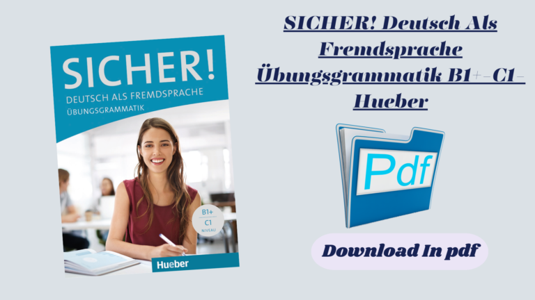 SICHER! Deutsch Als Fremdsprache Übungsgrammatik B1+-C1-Hueber