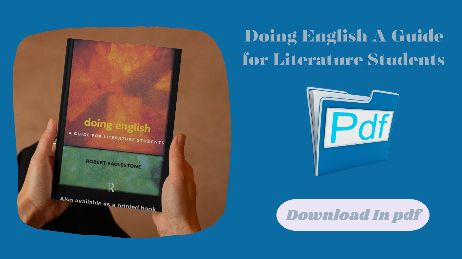 Doing English A Guide for Literature Students - Sahil Education library