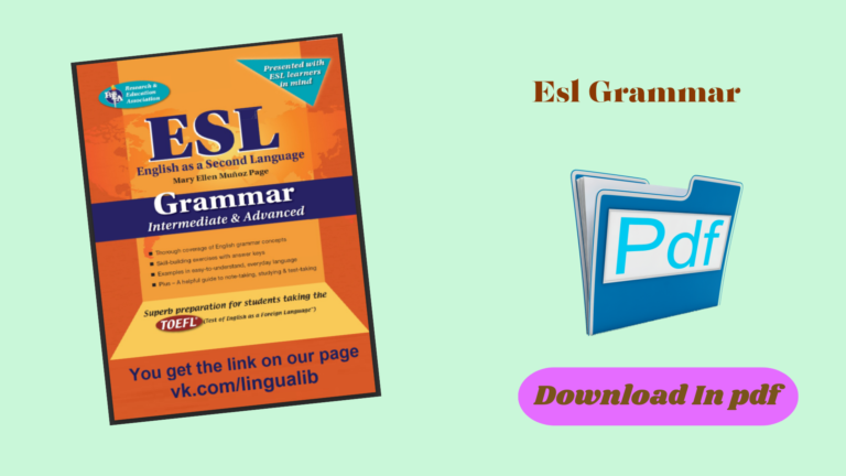 Esl Grammar