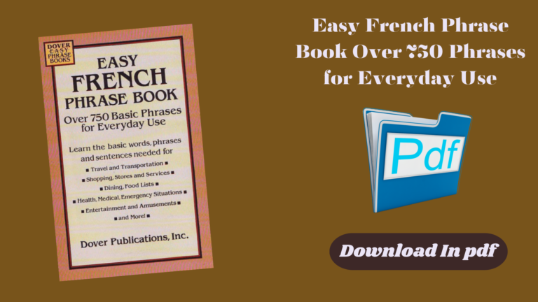 Easy French Phrase Book Over 750 Phrases for Everyday Use