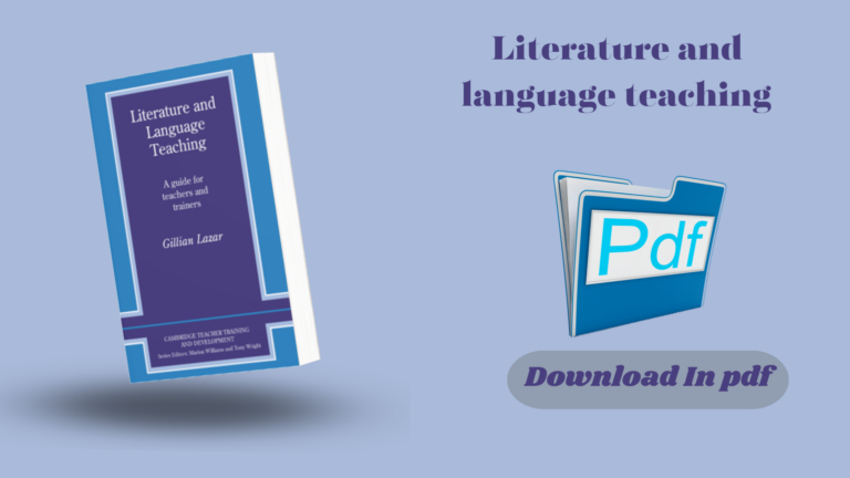 Literature and language teaching