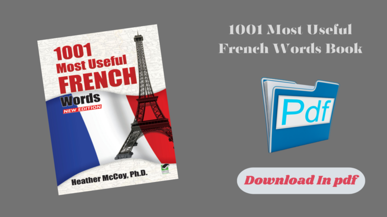1001 Most Useful French Words Book