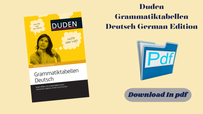 Duden Grammatiktabellen Deutsch German Edition
