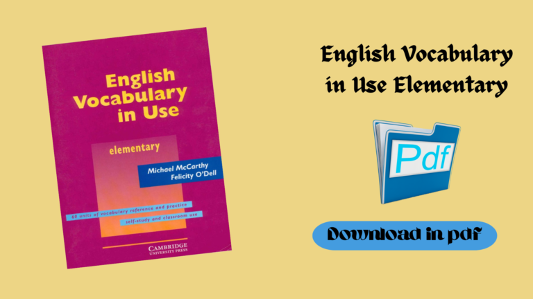 English Vocabulary in Use Elementary