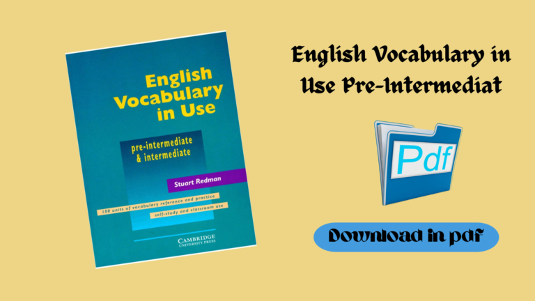 English Vocabulary in Use Pre-Intermediat