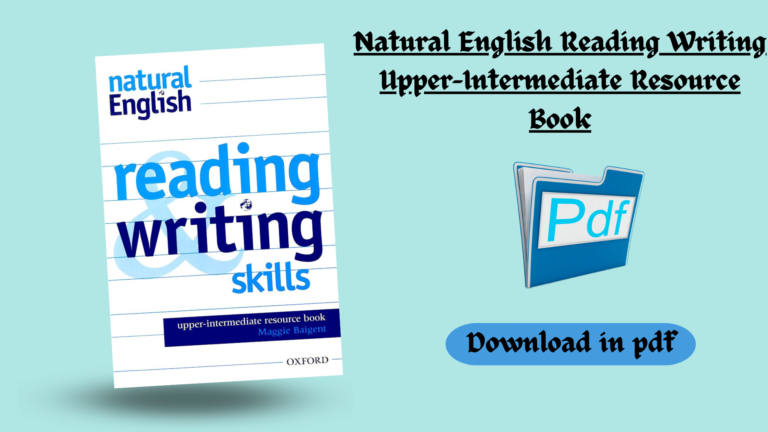 Natural English Reading Writing Upper-Intermediate Resource Book