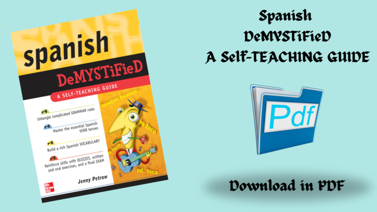 Spanish Demystified A Self Teaching Guide Book