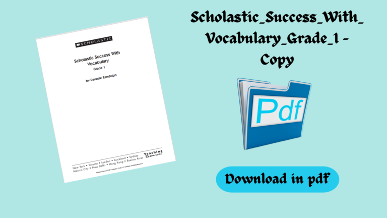 Scholastic_Success_With_Vocabulary_Grade_1 – Copy