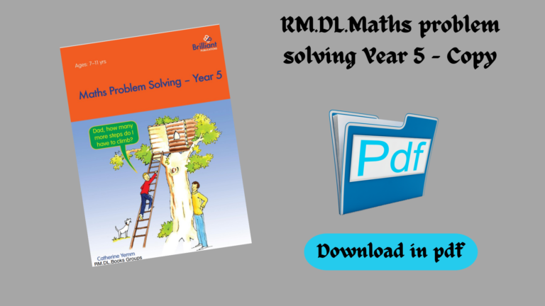 RM.DL.Maths problem solving Year 5 – Copy