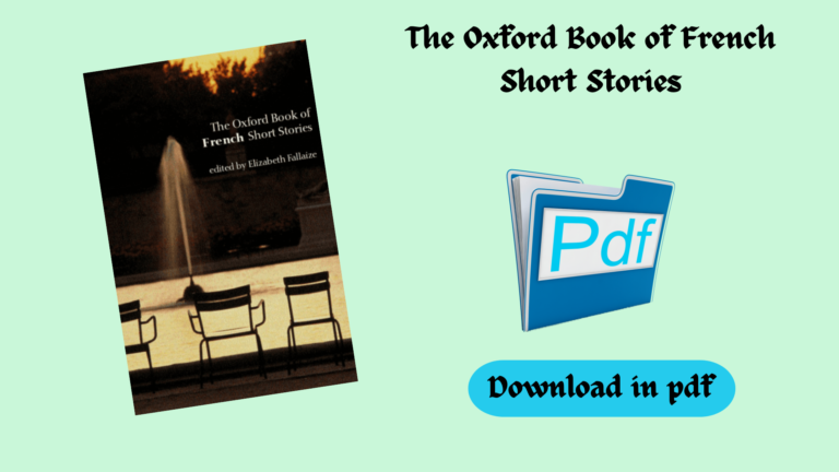 The Oxford Book of French Short Stories