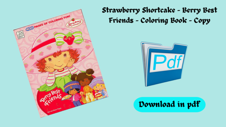 Strawberry Shortcake – Berry Best Friends – Coloring Book – Copy