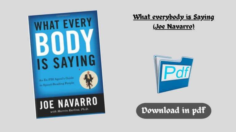 What everybody is Saying (Joe Navarro) (Z-Library)