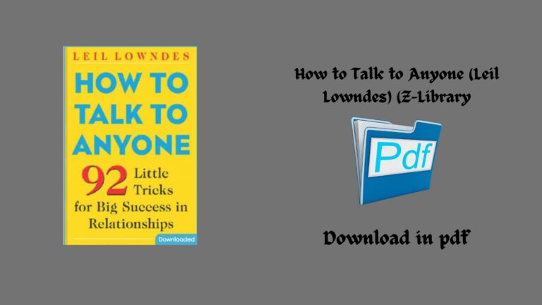 How to Talk to Anyone (Leil Lowndes) (Z-Library)