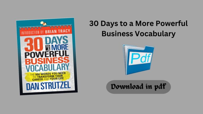 30 Days to a More Powerful Business Vocabulary