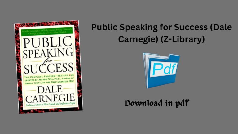 Public Speaking for Success (Dale Carnegie) (Z-Library)