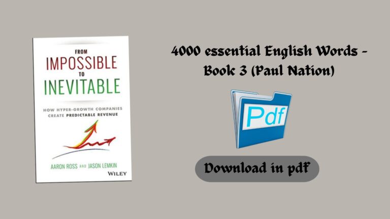 From Impossible To Inevitable How Hyper-Growth Companies Create Predictable Revenue (Aaron Ross, Jason Lemkin) (Z-Library)