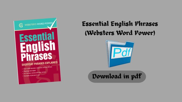 Essential English Phrases (Websters Word Power) (Z-Library)