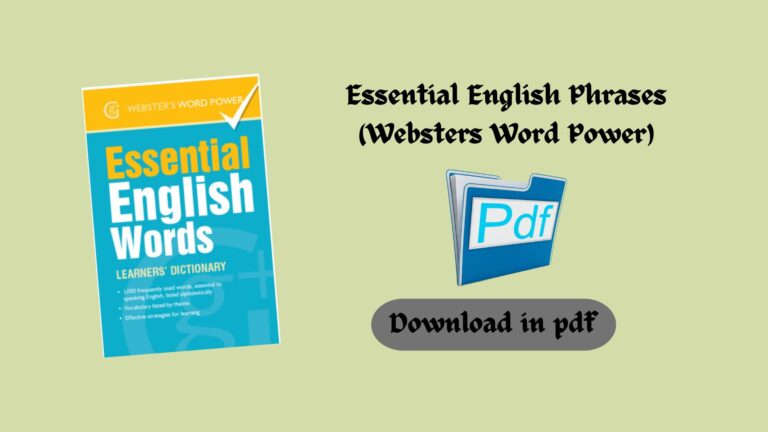 Essential English Phrases (Websters Word Power) (Z-Library)