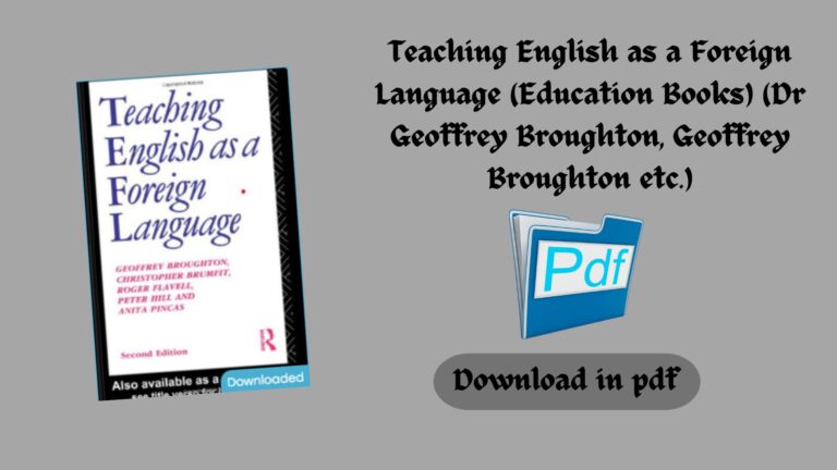 Teaching English as a Foreign Language (Education Books) (Dr Geoffrey Broughton, Geoffrey Broughton etc.) (Z-Library)
