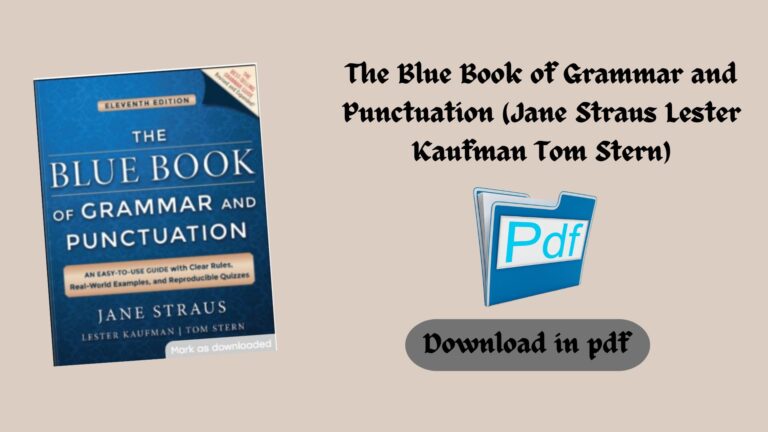 The Blue Book of Grammar and Punctuation (Jane Straus Lester Kaufman Tom Stern) (Z-Library)