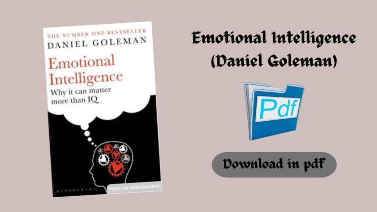 Emotional Intelligence (Daniel Goleman) (Z-Library)