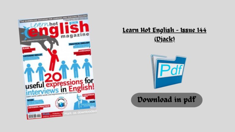 Learn Hot English – Issue 144 (Djack) (Z-Library)
