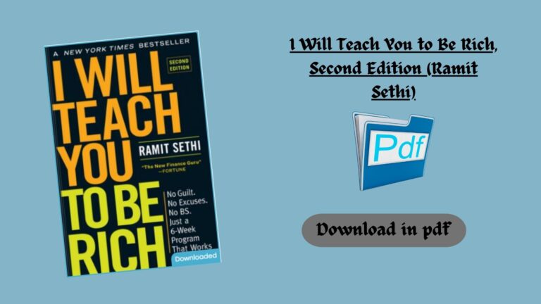 I Will Teach You to Be Rich, Second Edition (Ramit Sethi) (Z-Library)