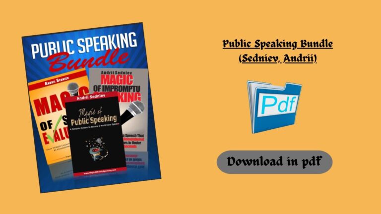 Public Speaking Bundle (Sedniev, Andrii) (Z-Library)