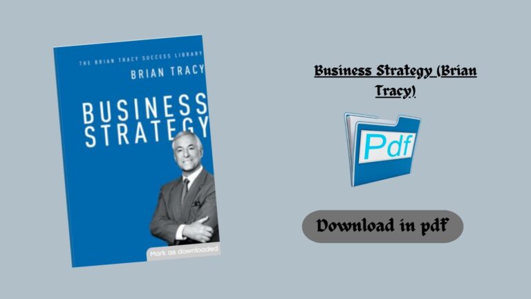 Business Strategy (Brian Tracy) (Z-Library)