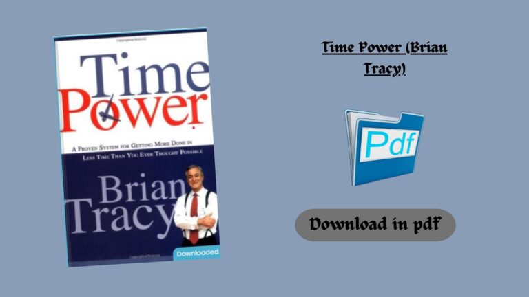 Time Power (Brian Tracy) (Z-Library)
