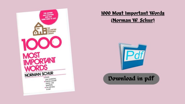 1000 Most Important Words (Norman W. Schur) (Z-Library)
