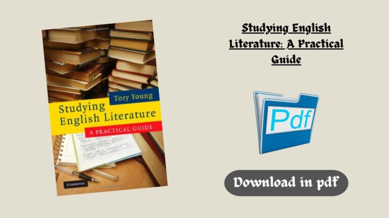 Studying English Literature: A Practical Guide