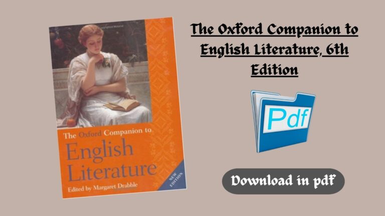 The Oxford Companion to English Literature, 6th Edition